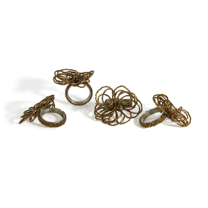 Bronze Elegance Napkin Rings