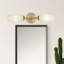 Meuble-lavabo mural moderne 20 po 2 lumières Krysta-95320097