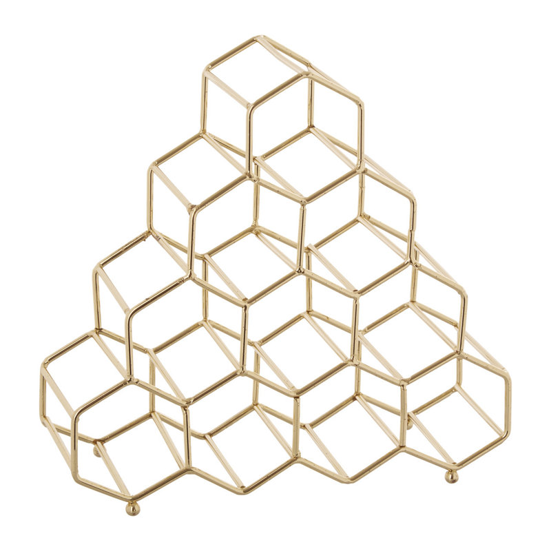 Diller Freestanding Spice Rack, Gold