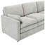 Ensemble de salon en chenille de qualité supérieure l 89 po x P 33 po x H 32,7 po Amiata-728426910-728426911