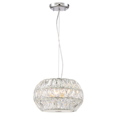 Lustree en cristal 3 lumières Astor
