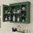 Rosaelia 30'' W 28'' H Wall Mounted Required Framed Medicine Cabinet Mirror 3 Fixed-1597574232