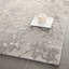Tapis tibétain noué à la main en viscose / laine / coton à motif abstrait fumée-1576655063
