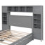 Lit en bois avec armoire tout-en-un, tablette et douilles, lit gigogne simple-264517480-264517483