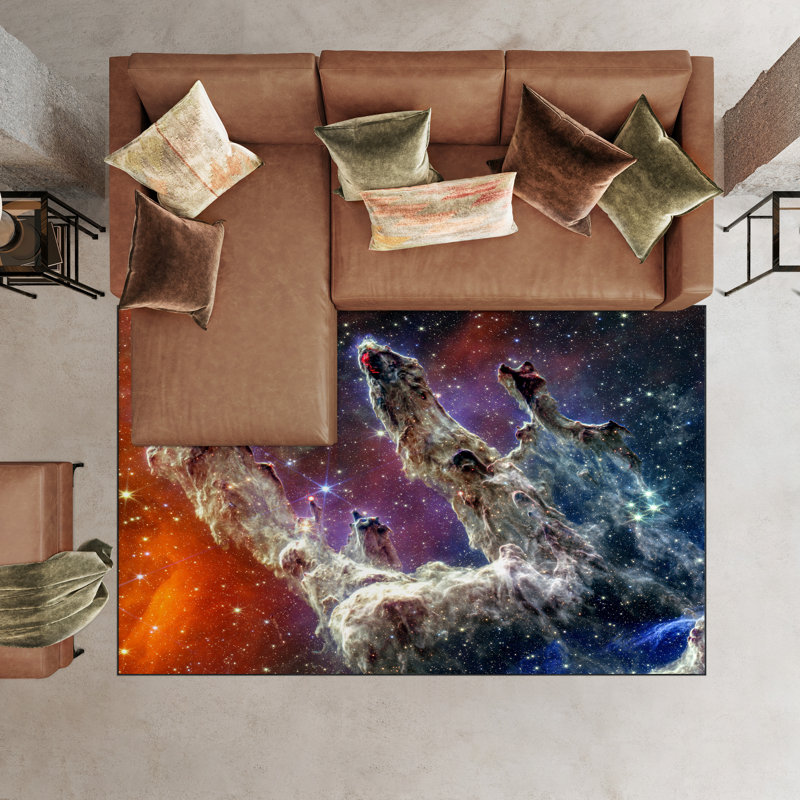 Haline Abstract Indoor Rug, Rectangle 7'6" x 10'3"