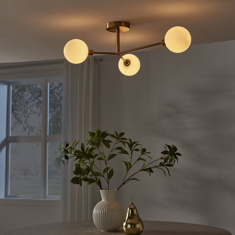 Denislav 3 - Light Metal Globe Pendant