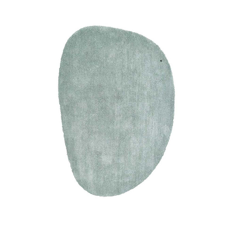 Cozy Handmade High Pile Mint Green Rug, Außergewöhnlich 135 x 200cm