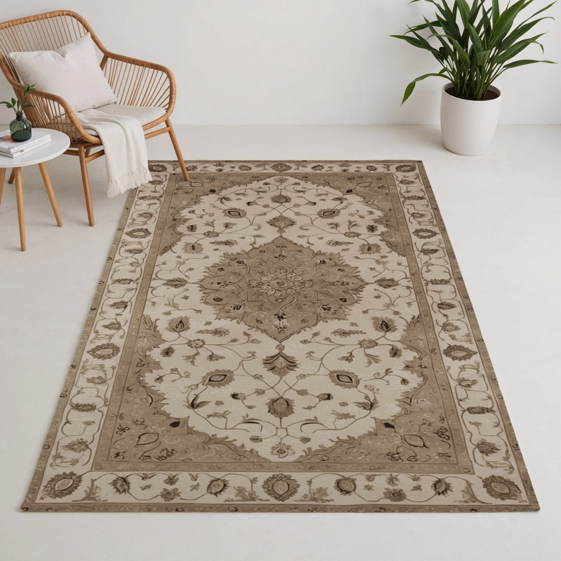 Tapis intérieur et extérieur Tabriz, Rectangulaire 3 pi x 5 pi