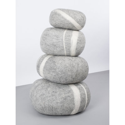 Hugo 50cm Wide Oval Pouffe Ottoman