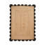 Savannah Jute area rug Hand Made Rectangle Black-140196233