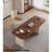 Solid Wood Writing Desk with Built-In Electrical Outlet-110399215
