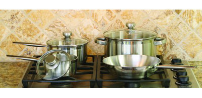 7 - Piece Stainless Steel Cookware Set