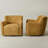 Fae 32.5" Wide Chenille Upholstered Swivel Accent Armchair-88624913