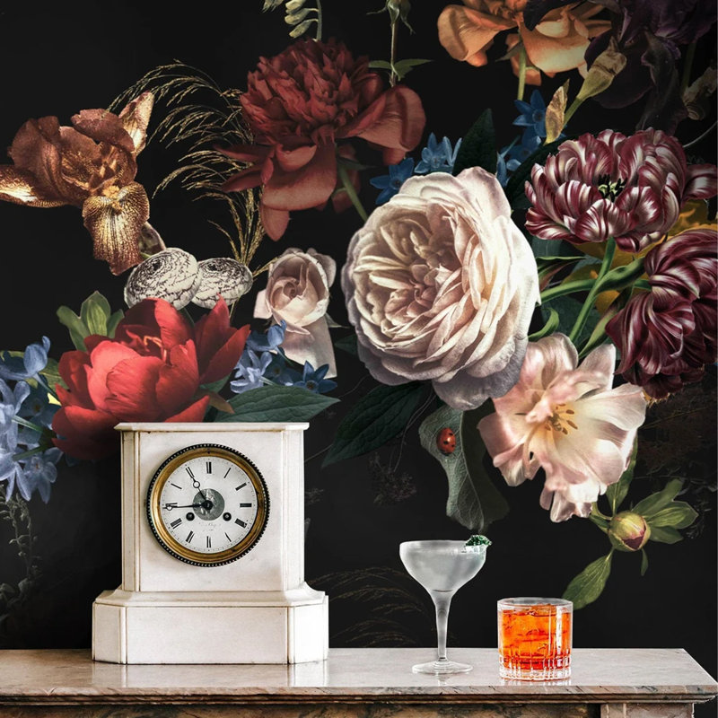 Floral Flemish Renaissance Wallpaper