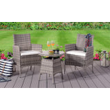 Gazit 2 Seater Bistro Set with Cushions