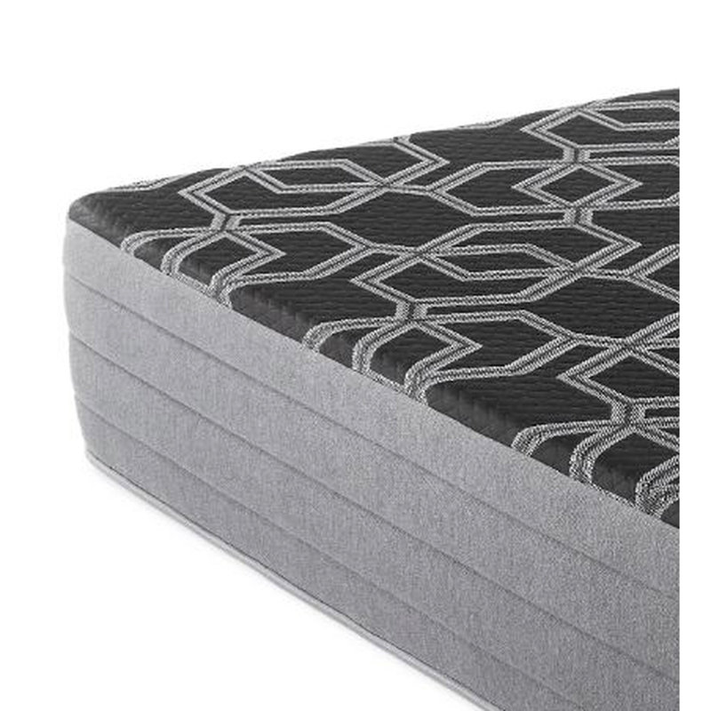 Très grand matelas de 10 po - Mousse à plateau lisse, sommeil ferme et frais avec couverture de glace, débit d'air amélioré graphite, confort ferme HD, argent froid pour la durabilité,
