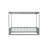Full Size Canopy Frame Rubber Wood Floor Bed With Fence
