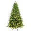 Pre-lit 7ft Christmas Tree, Realistic Pe+pvc, Traditional Elegance, Holiday Ambience