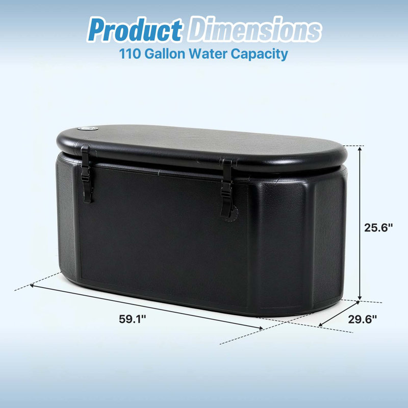 Premium Inflatable Ice Plunge Tub Portable Cold Water Tub for Outdoor and Camping