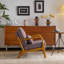 Fauteuil en chenille Mid-Century-134099087