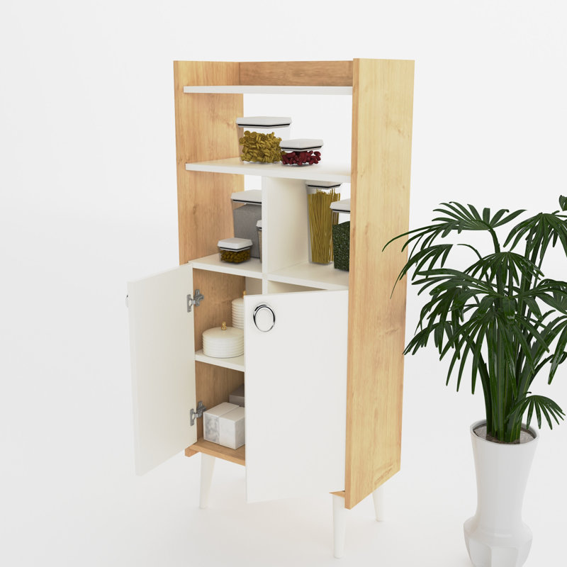 Gosnells Kitchen Pantry, Oak/White