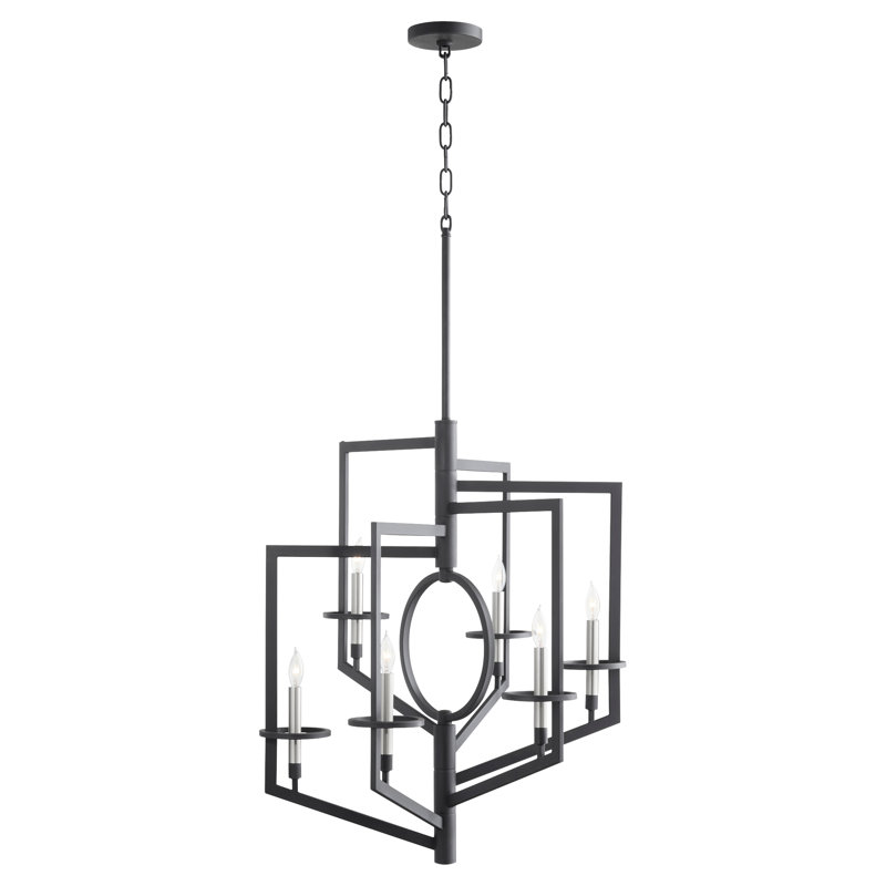 Oxalis 6 - Light Dimmable Geometric Chandelier