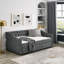 Lit de jour simple avec lit gigogne simple, canapé-lit capitonné, lit de jour-871937665