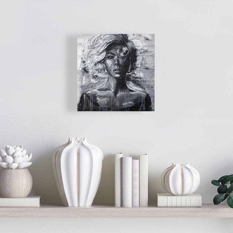 Gentle Woman, toile blanche pour chambre à coucher - Élégante décoration intérieure