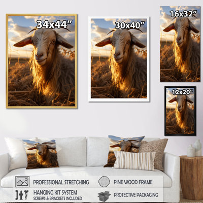 Keeisha " Goat Portrait Vibrant II "