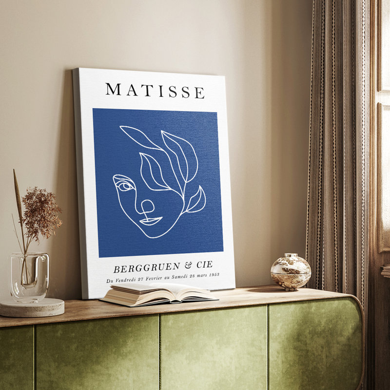 Matisse Ccc, reproduction d'art encadrée Cavas, H 48 po x l 32 po