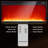 36" Electric Fireplace Insert, Fireplace Heater with Remote, 3 Flame Control, Heater Control, Low Noise, 6 Hour Timer, Overheating Protection, 1400W, Touch Screen 