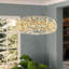 Lustre rond en cristal Dandelion