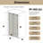 Frameless Single Sliding Shower Door  56-60 "W X 60" H, 1/4 "(6 Mm) Clear Tempered Glass, Explosion Proof Film, Stainless Steel Handle Square Tube Track ,Brushed Gold-119866385