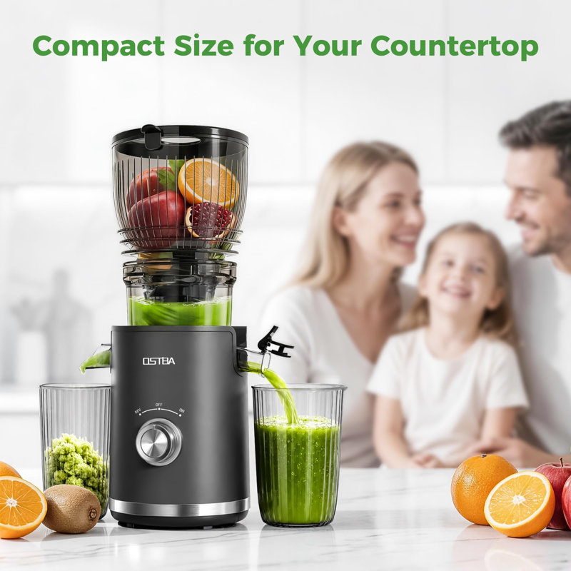 5.8‑inch Large Feed Chute Slow Masticating Juicer