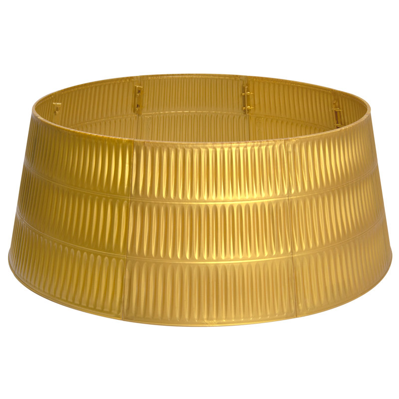 Collier d'arbre en plastique de couleur unie, Or