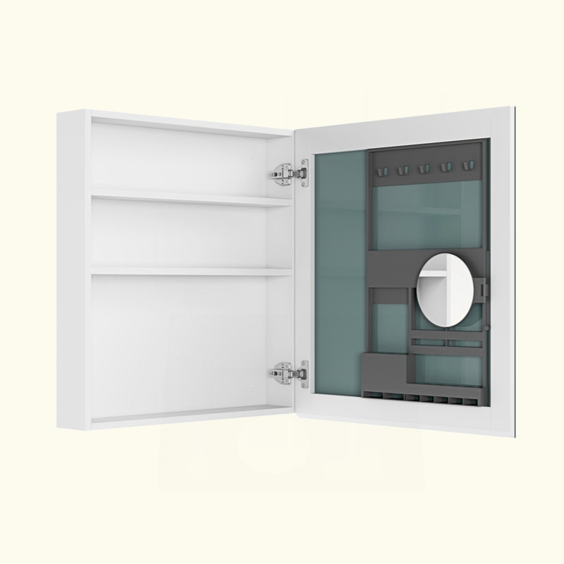 Armoire à pharmacie sans cadre Surface Mirror, H 26 po x l 24 po x P 4,8 po