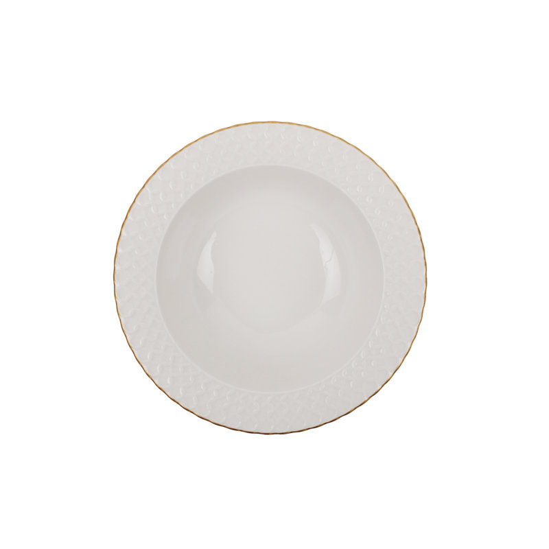 Hamburg Piece Porcelain China Dinnerware Set - Service for 6