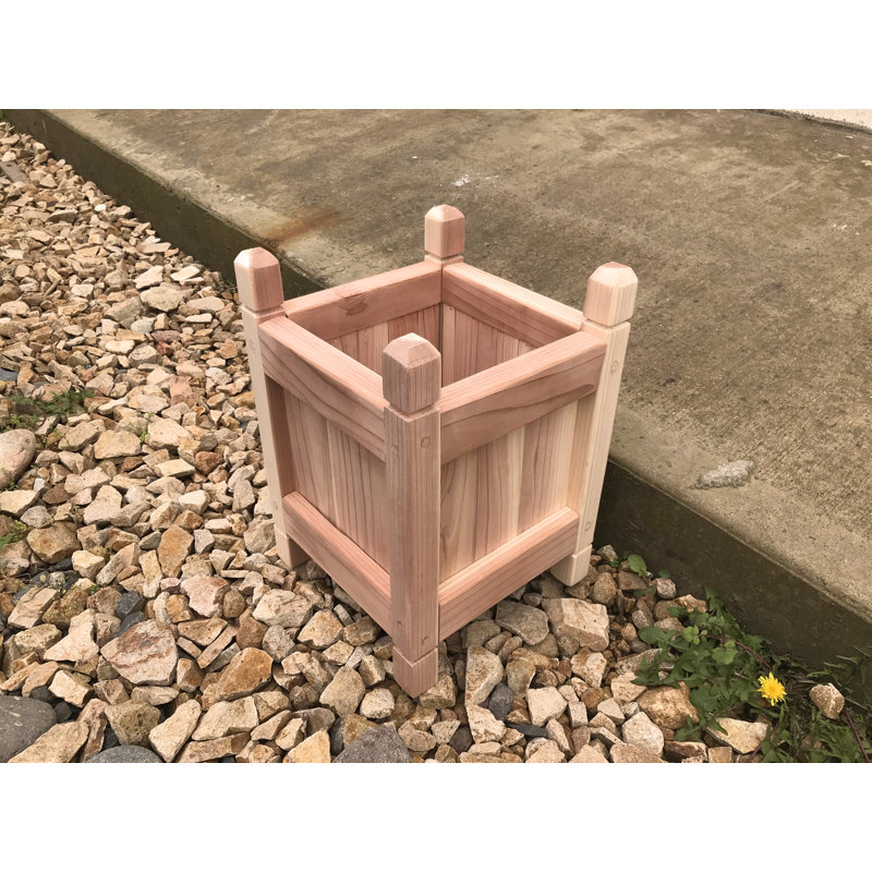 Pot à fleurs surélevé en bois, Naturel