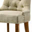 Chaise d'intérieur, ensemble de 2 chaises d'appoint, chaises capitonnées pour la maison