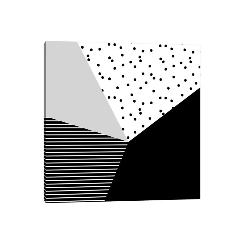 Geometry Blocks X by Mareike Böhmer - Wrapped Canvas Print