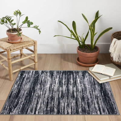 Tapis décoratif moderne à motif lavable 2x3 