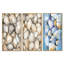 «Gray Spiritual Essence in Stone - Rocks», art mural encadré 3 pièces-129013624-129013620