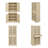 72" Modern Rattan Accent Cabinet – 4-Door Storage with Adjustable Shelves-373996352