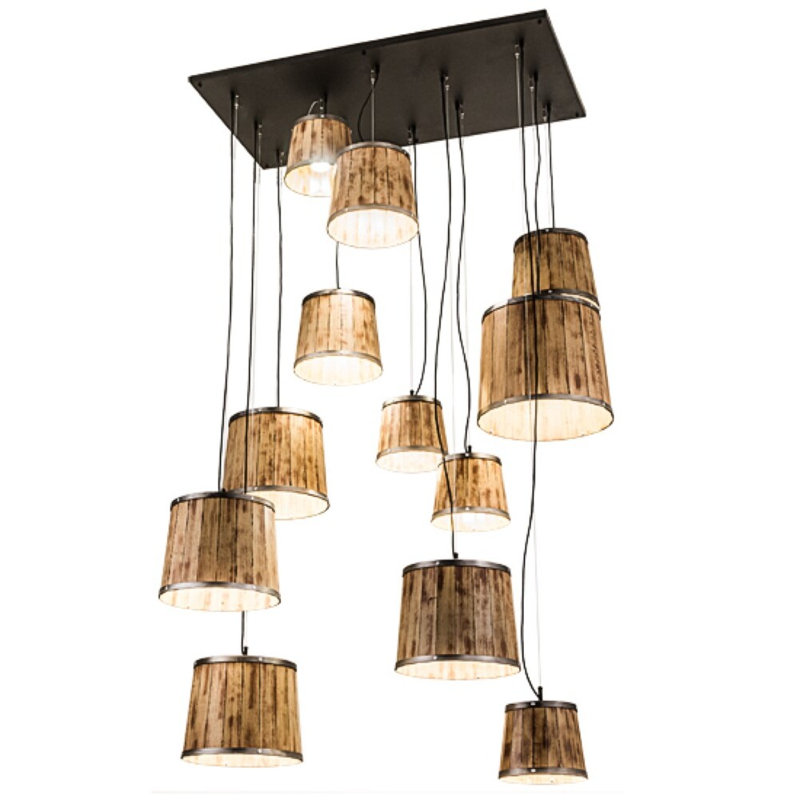 Wine Barrel 12 - Light Pendant
