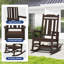 Ensemble de 2 chaises Adirondack à bascule Wolak-2127818698