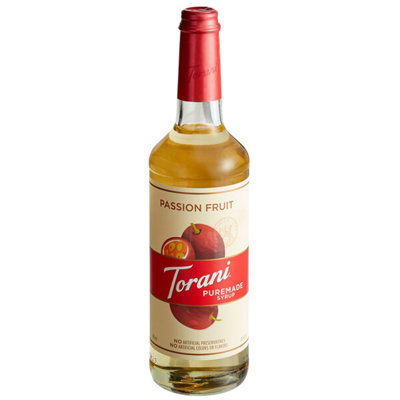 Torani Puremade Passion Fruit Flavouring Syrup 750 mL Glass Bottle WS-880602310