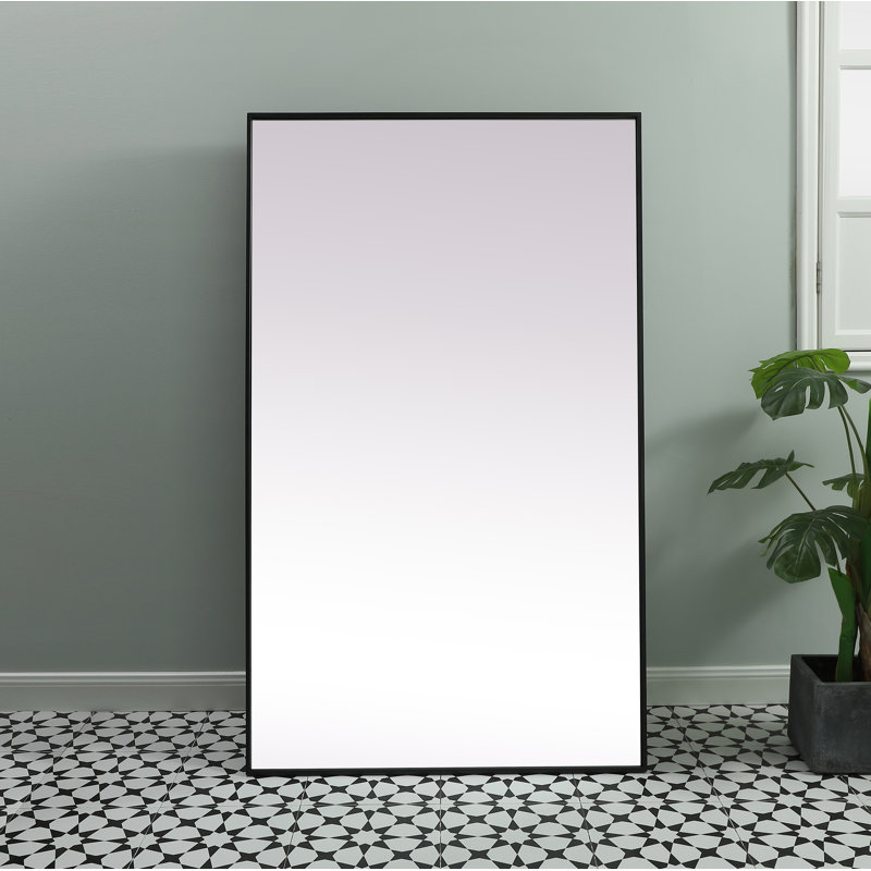 Miroir Sabine, 60 po x 36 po, Noir