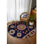 Tapis marocain coloré en coton et polyester à imprimé numérique Madeline Collection-1281180585