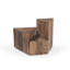 Table d'appoint triangulaire en bois naturel-325001015
