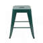 Tabouret à hauteur de comptoir 24 po, tabourets de bar en métal sans dossier, ensemble de 4, non empilable, amovible et facile à assembler, conception peu encombrante pour îlot de cuisine / bar / café / salle à manger-591688198-591688211-591688216